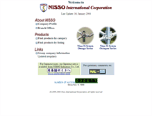 Tablet Screenshot of nisso-international.co.jp